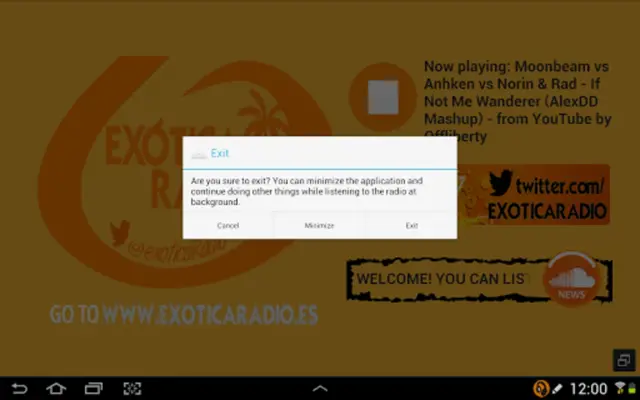 Exótica Radio android App screenshot 2